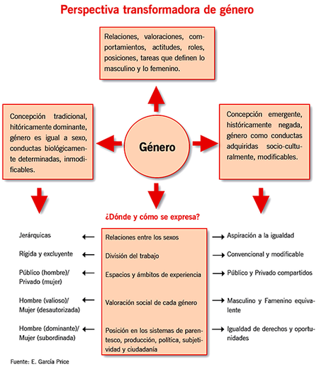 Fuente: Enfoque de género en la intervención social. Cruz Roja Española, 2007.