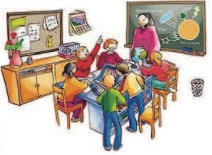 Salón de clases con maestra y estudiantes.png