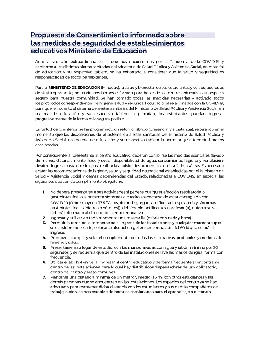 Consentimiento informado sobre las medidas de seguridad en establecimientos educativos- Protocolo para docentes Página 1.jpg