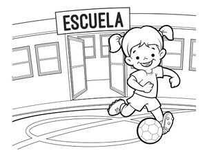 La niña juega futbol en la escuela.jpg
