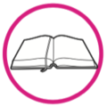 Icono libro círculo rosado.png