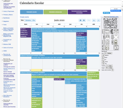 CnbGuatemala education calendar