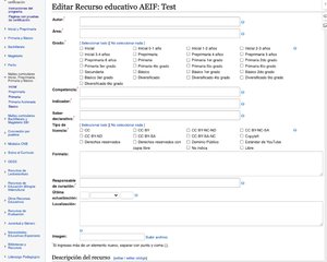 Resource alignment form